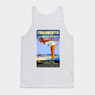 Vintage Travel Poster Coolangatta Australia Tank Top